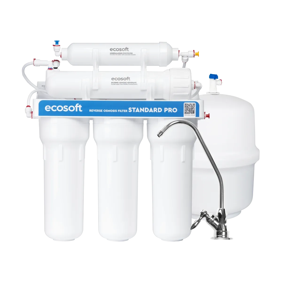 מערכת אוסמוזה הפוכה סטנדרט כולל מינרליזטור - אקוסופט